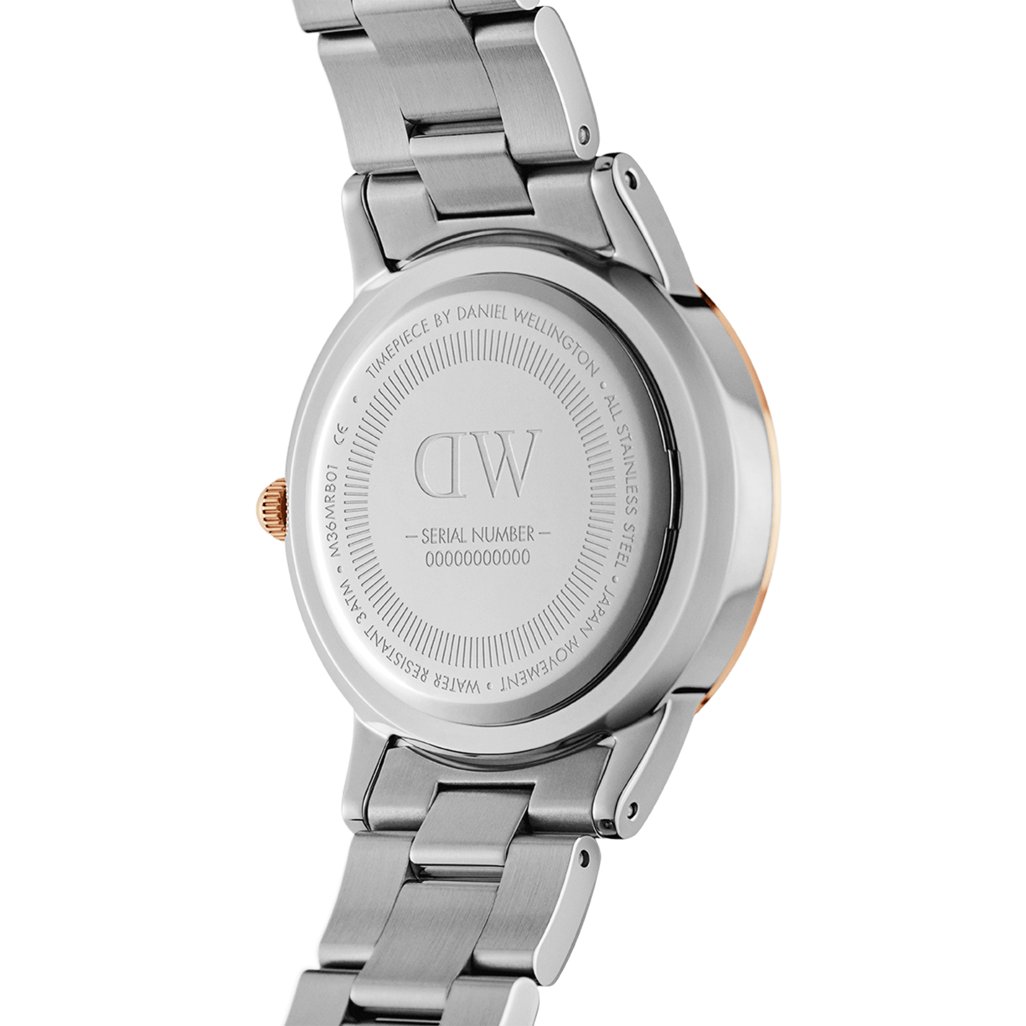 DW Iconic Link Lumine Rose Gold Watch